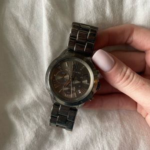 🖤 MICHAEL KORS WOMENS DARK GRAY WATCH 🖤